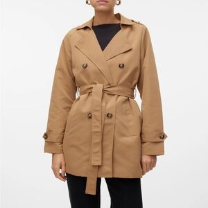Women's Vero Moda Tan Trench Coat
